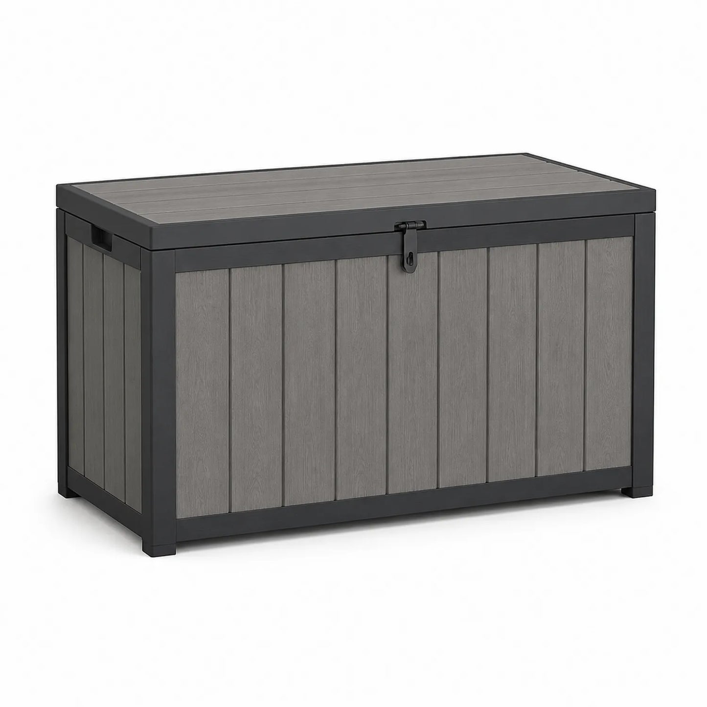 Garten-Aufbewahrungsbox 116 cm Metallrahmen Polypropylen