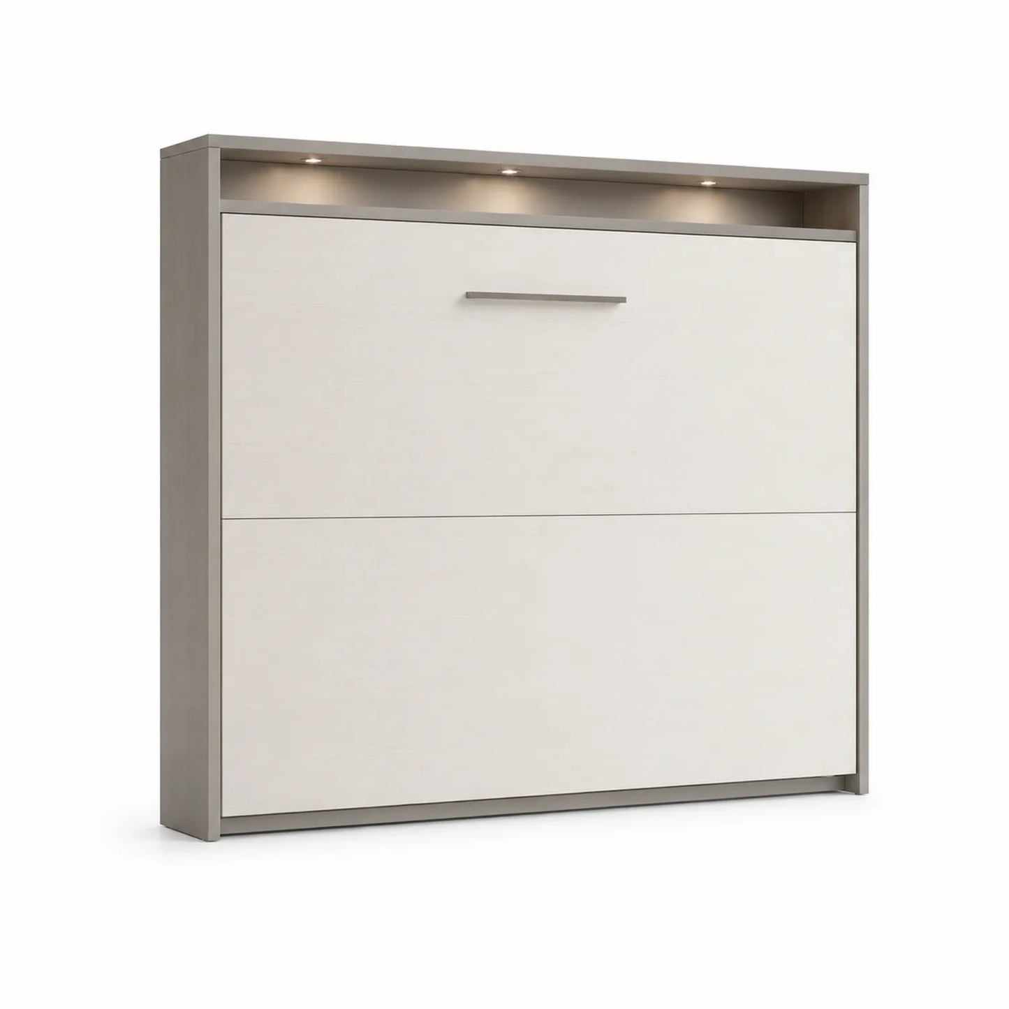 Klappschrankbett MDF Weiß 215x150x40 cm