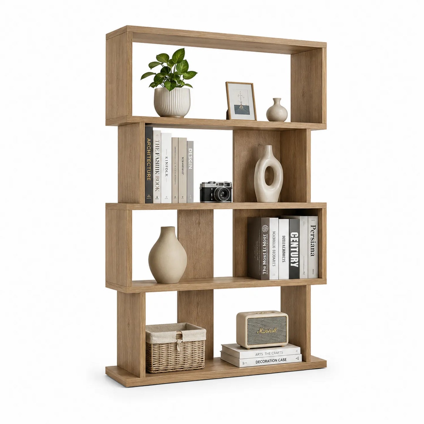 Regal Holz 160cm 5 Fächer